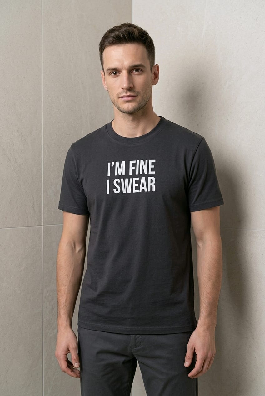 I’m Fine, I Swear Printed Unisex T-shirt