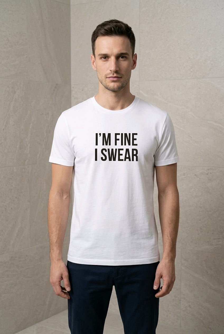 I’m Fine, I Swear Printed Unisex T-shirt