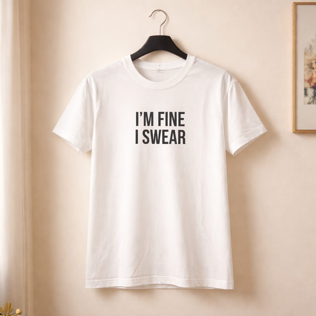 I’m Fine, I Swear Printed Unisex T-shirt
