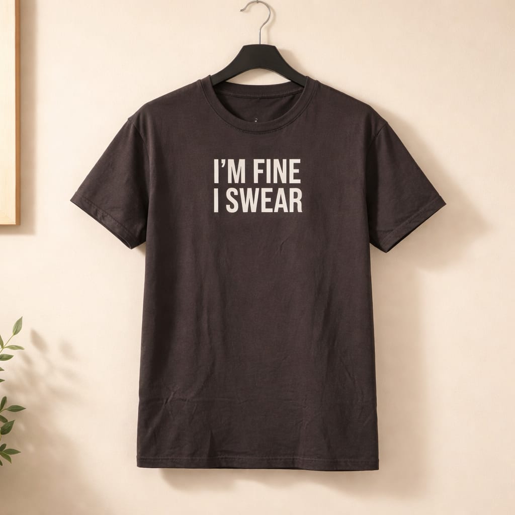 I’m Fine, I Swear Printed Unisex T-shirt