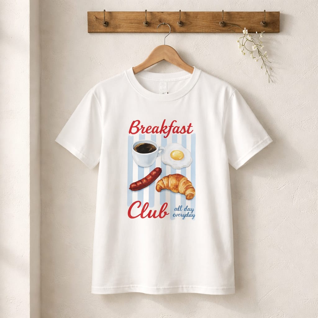 Breakfast Club Printed T-shirt