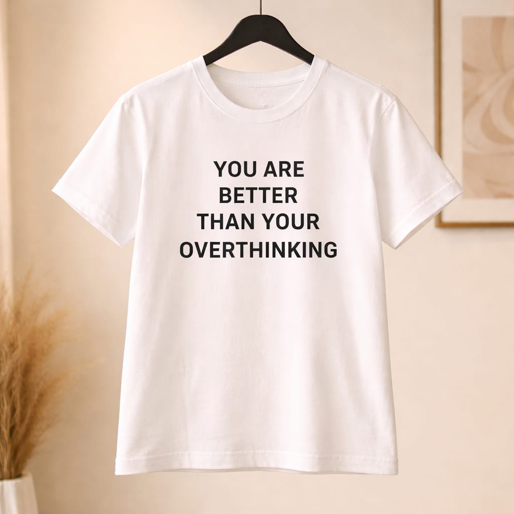 You Are Better Than Your Overthinking Printed Unisex T-shirt