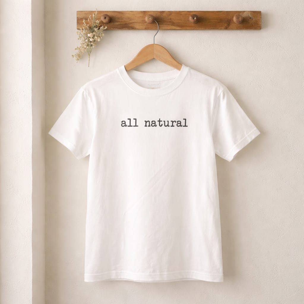 All Natural Printed Unisex T-shirt