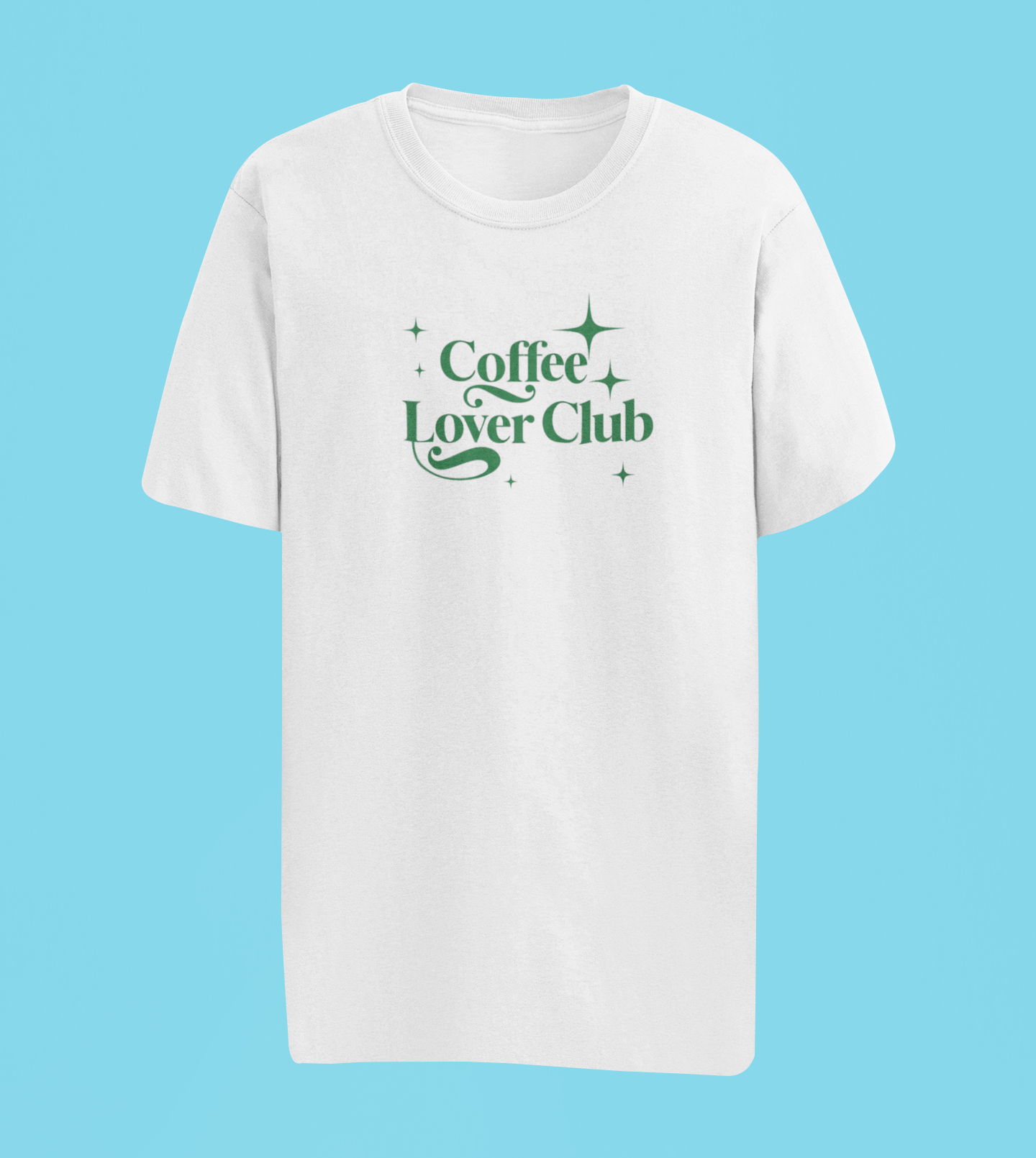 Coffee Lover Club Printed T-shirt