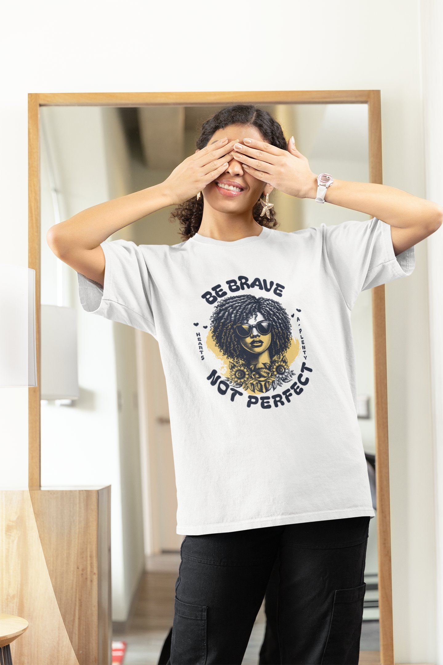 Be Brave, Not Perfect Tee
