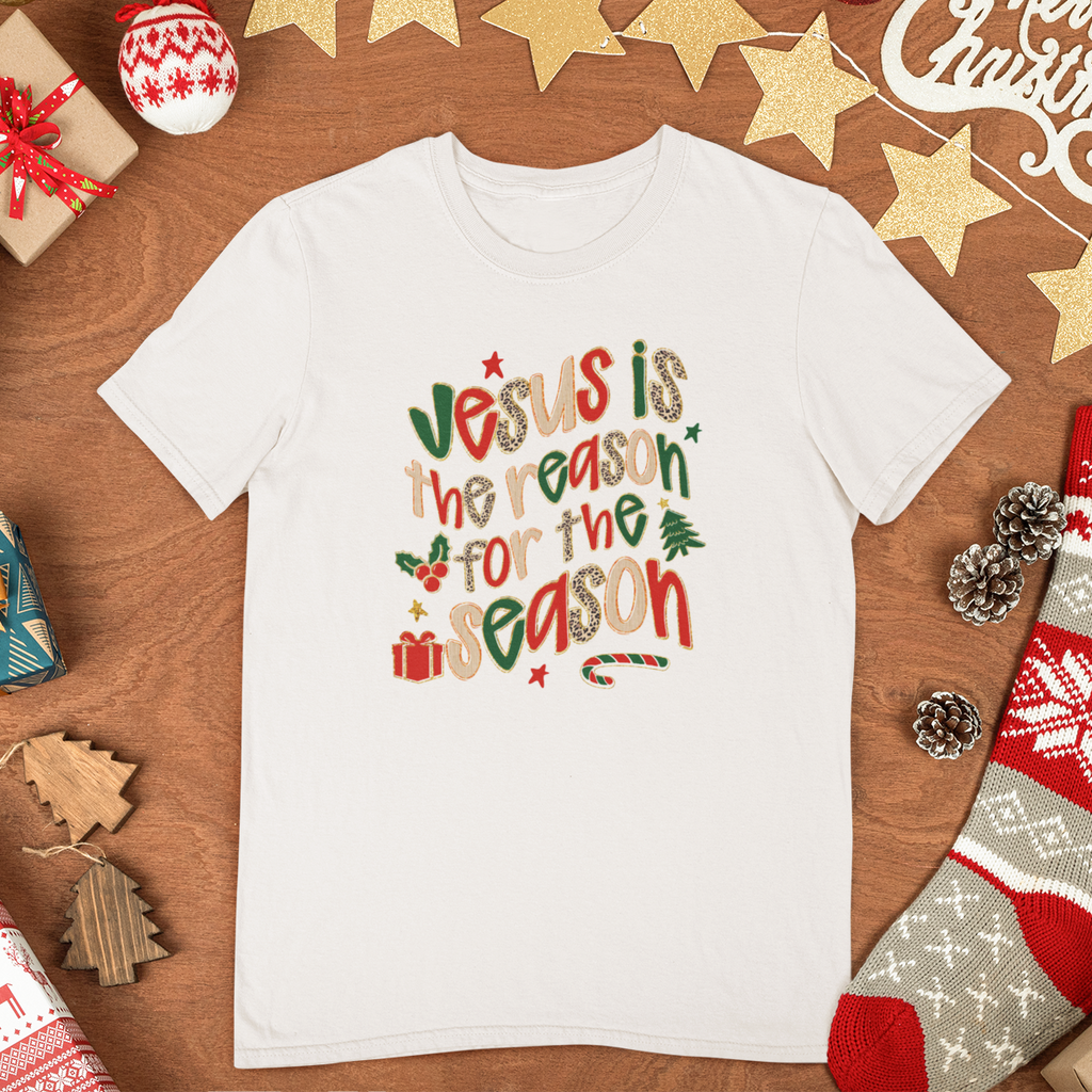 Family Matching Christmas Tees - Jesus