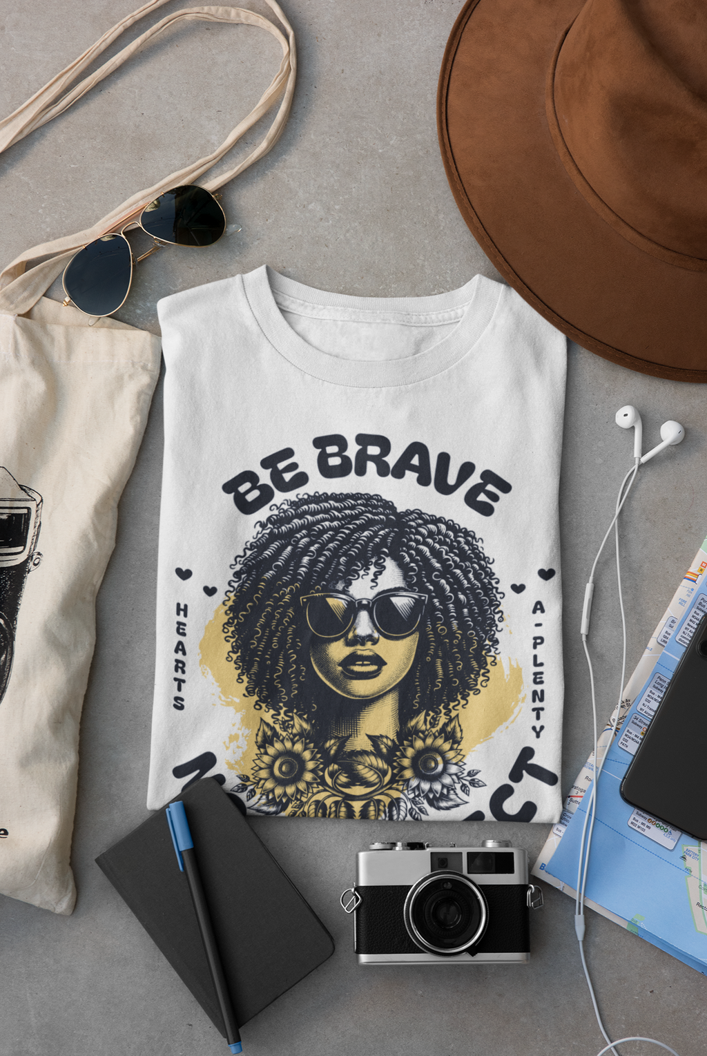 Be Brave, Not Perfect Tee