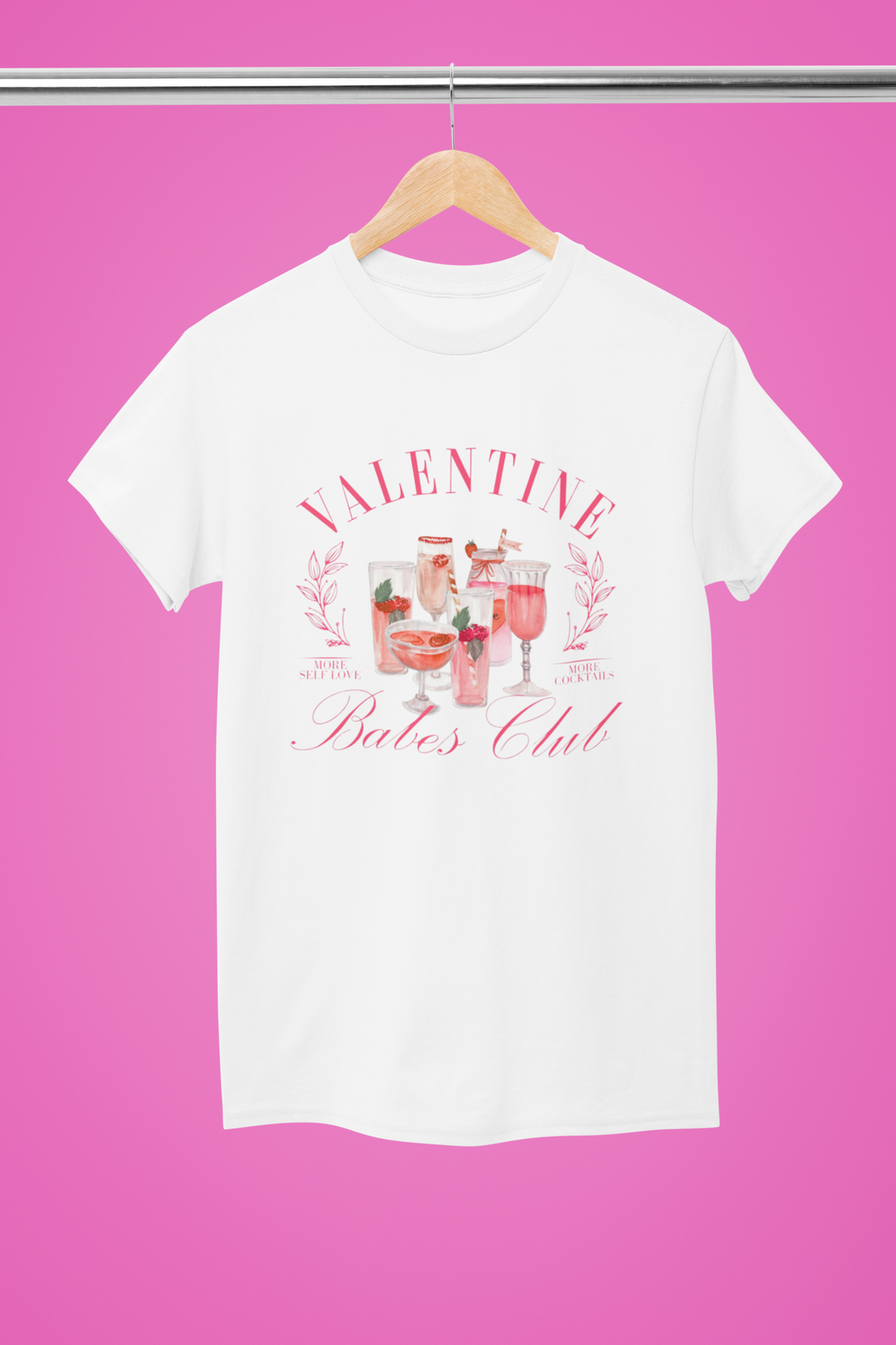 Valentine Babes Club Tee - White