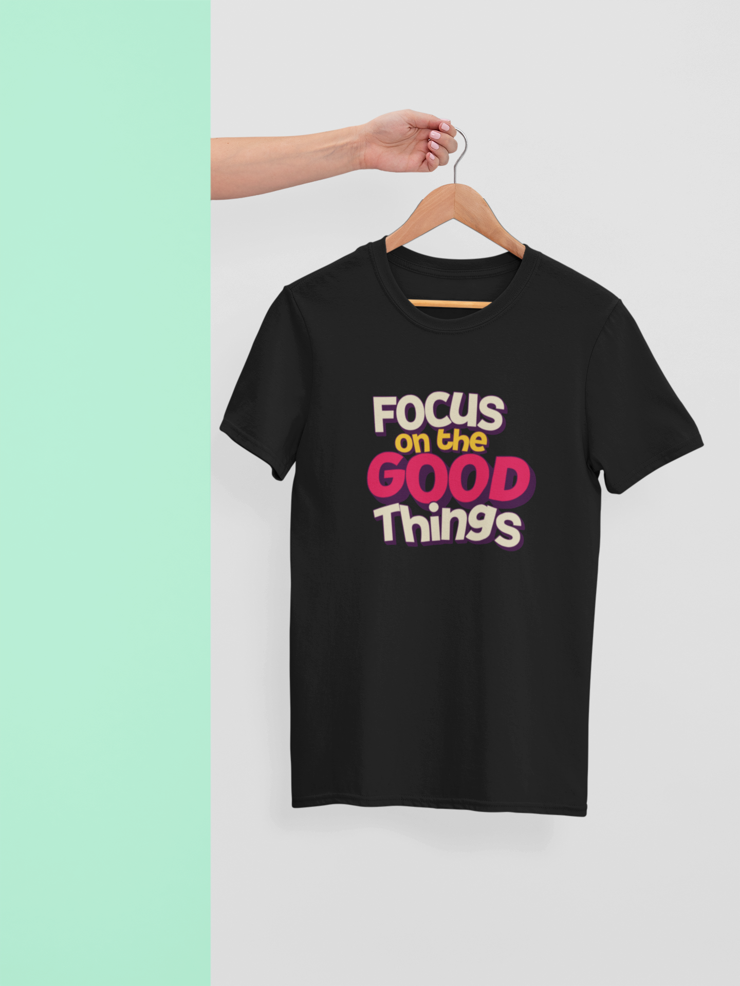 Focus on the Good Tee - Black
