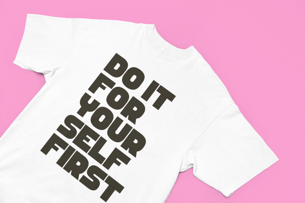 Do It For Yourself First Oversized Tee -Off White