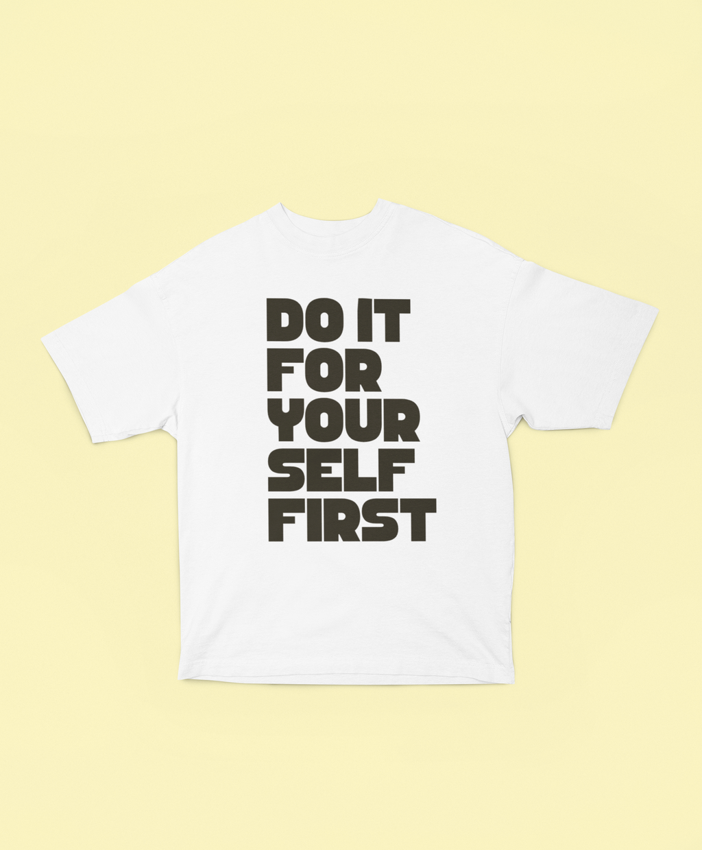 Do It For Yourself First Oversized Tee -Off White