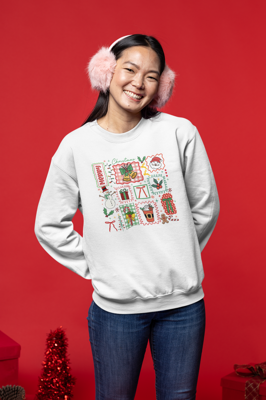 Christmas Sweatshirts - Doodles