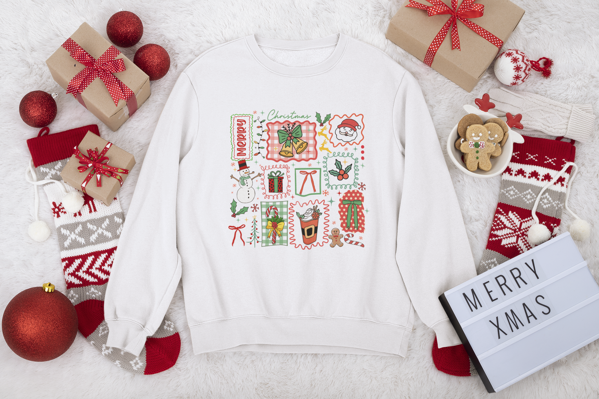 Christmas Sweatshirts - Doodles